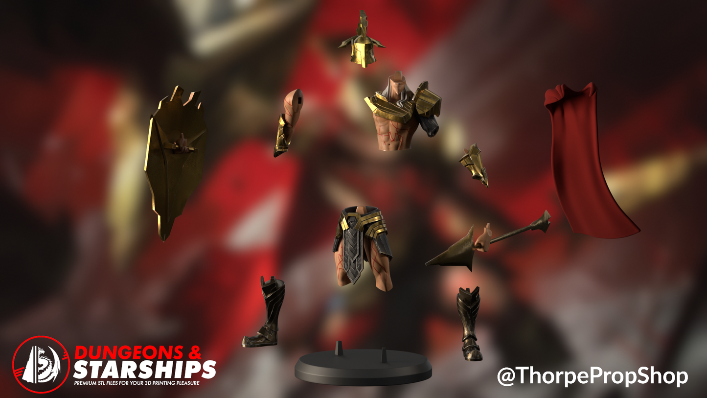 Chosen of the Wolf Pantheon Statue - League of Legends