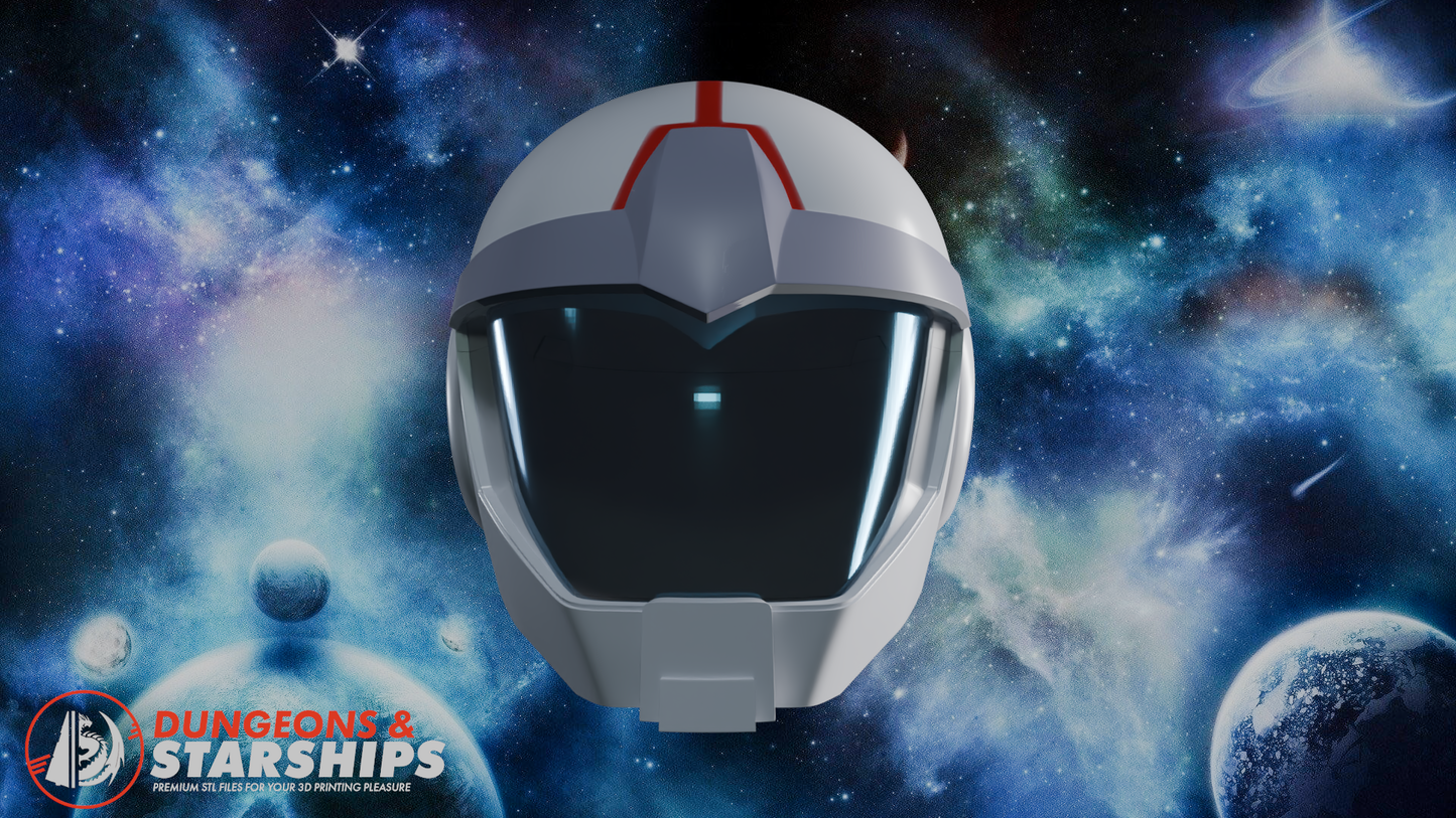 Amuro Ray Pilot Helmet - Gundam