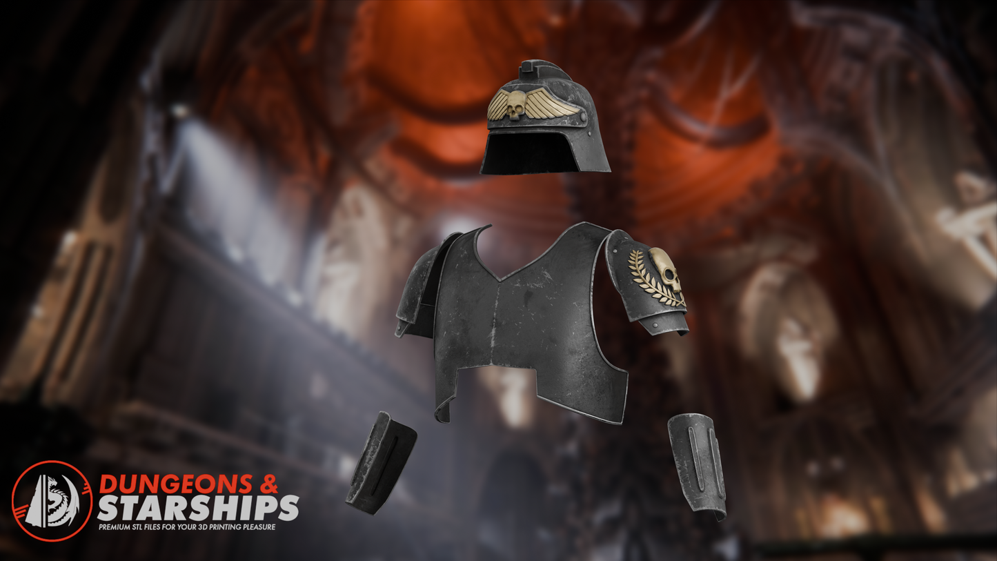 Death Korps of Krieg Marshal and Rider Armour - Warhammer 40k