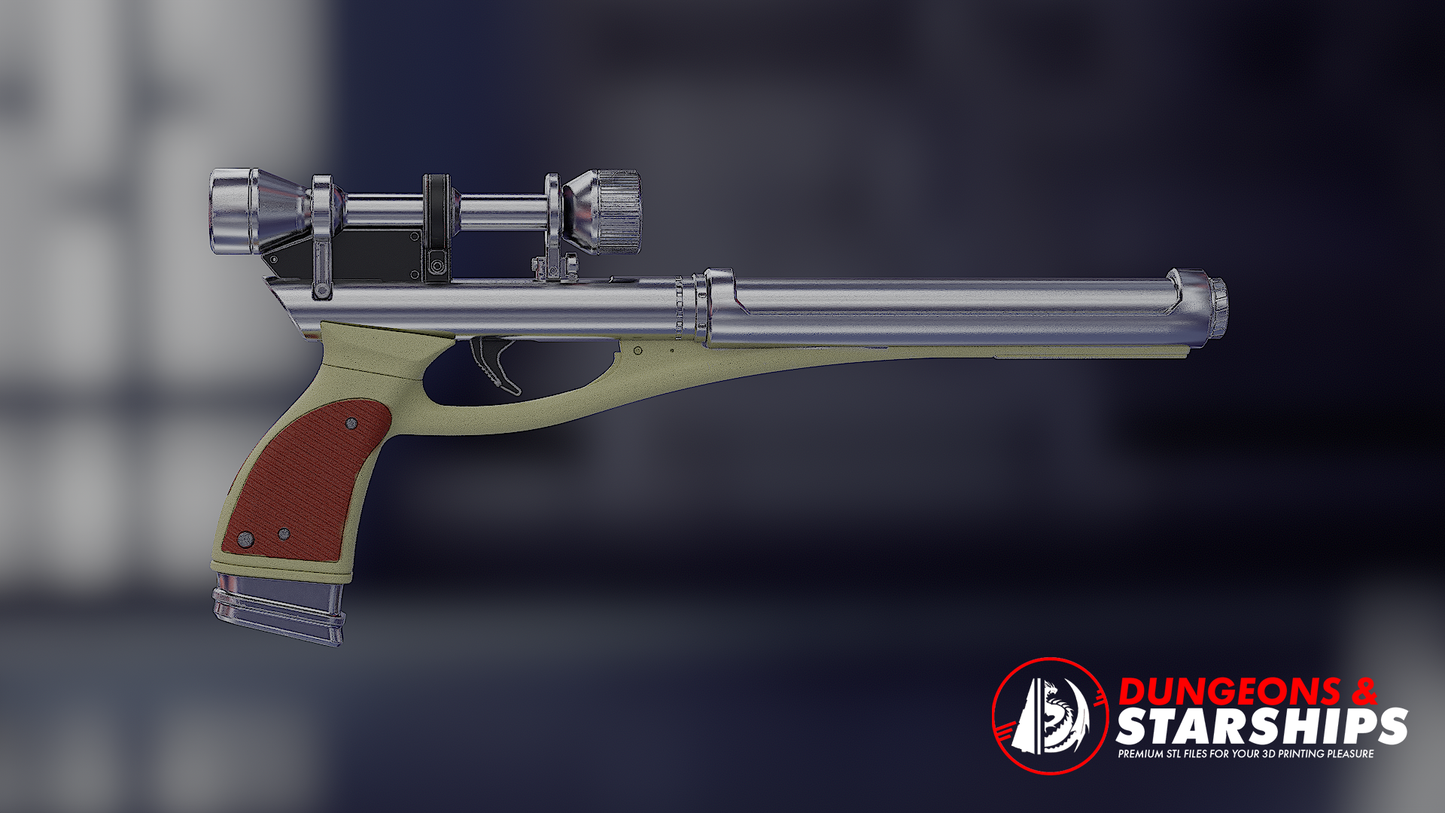 Cad Bane's LL-30 Blaster Pistol - Clone Wars