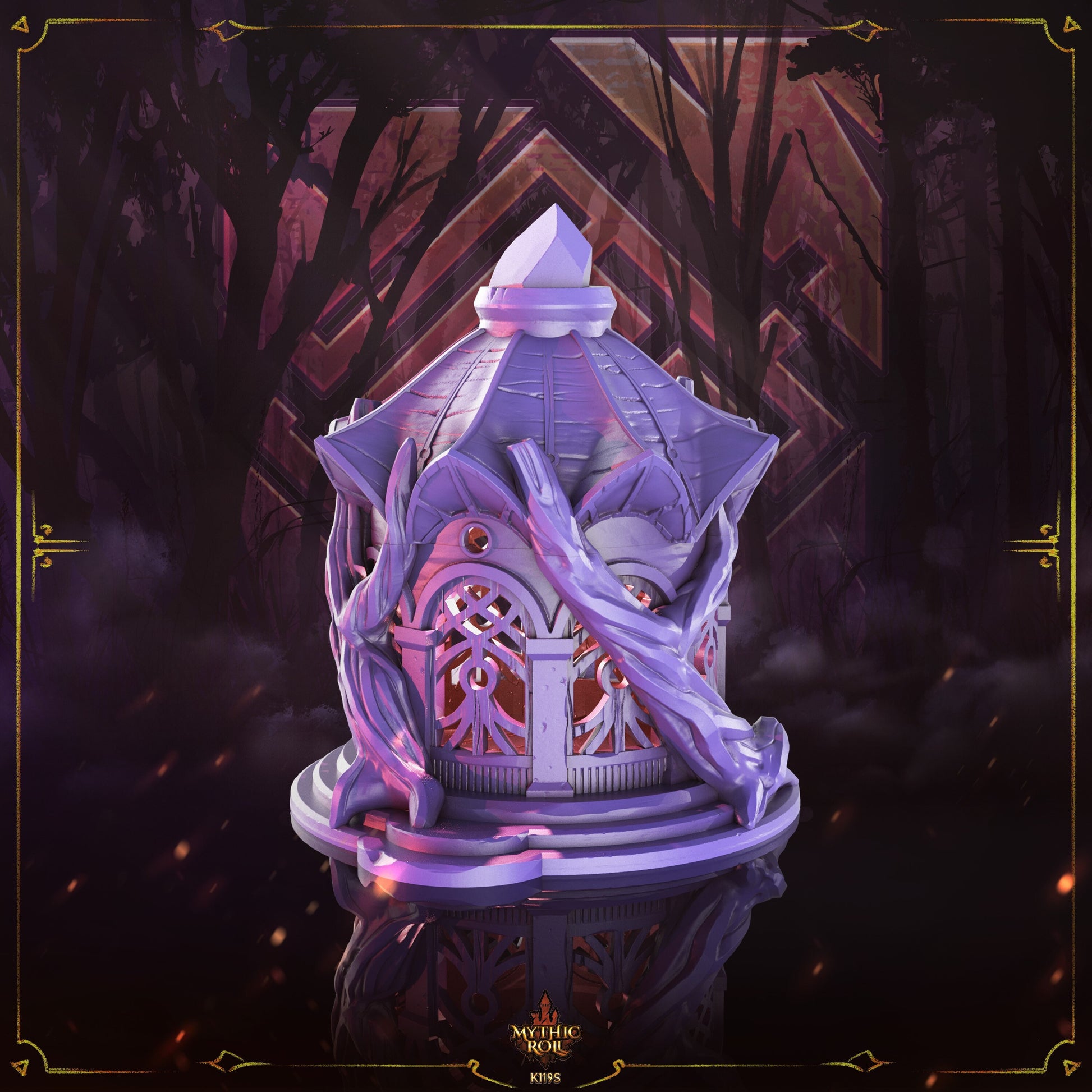 Elanor’s Garden - Dice Box - Mythic Roll / For Tabletop Roleplaying Games / D&D / Pathfinder