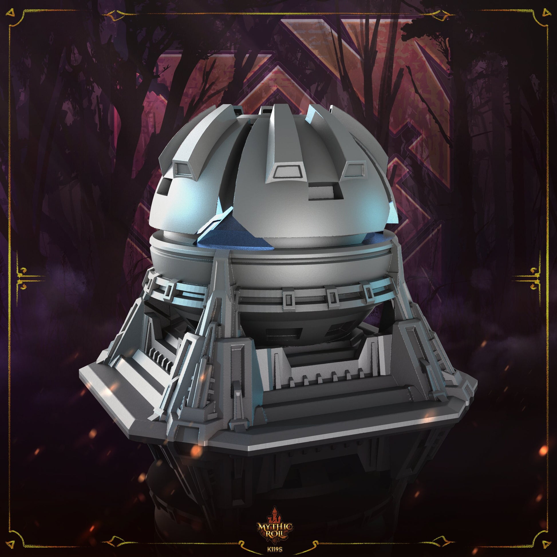 The Hub Capsule Dice Vault - Mythic Roll - Tabletop RPGs / D&D / Pathfinder