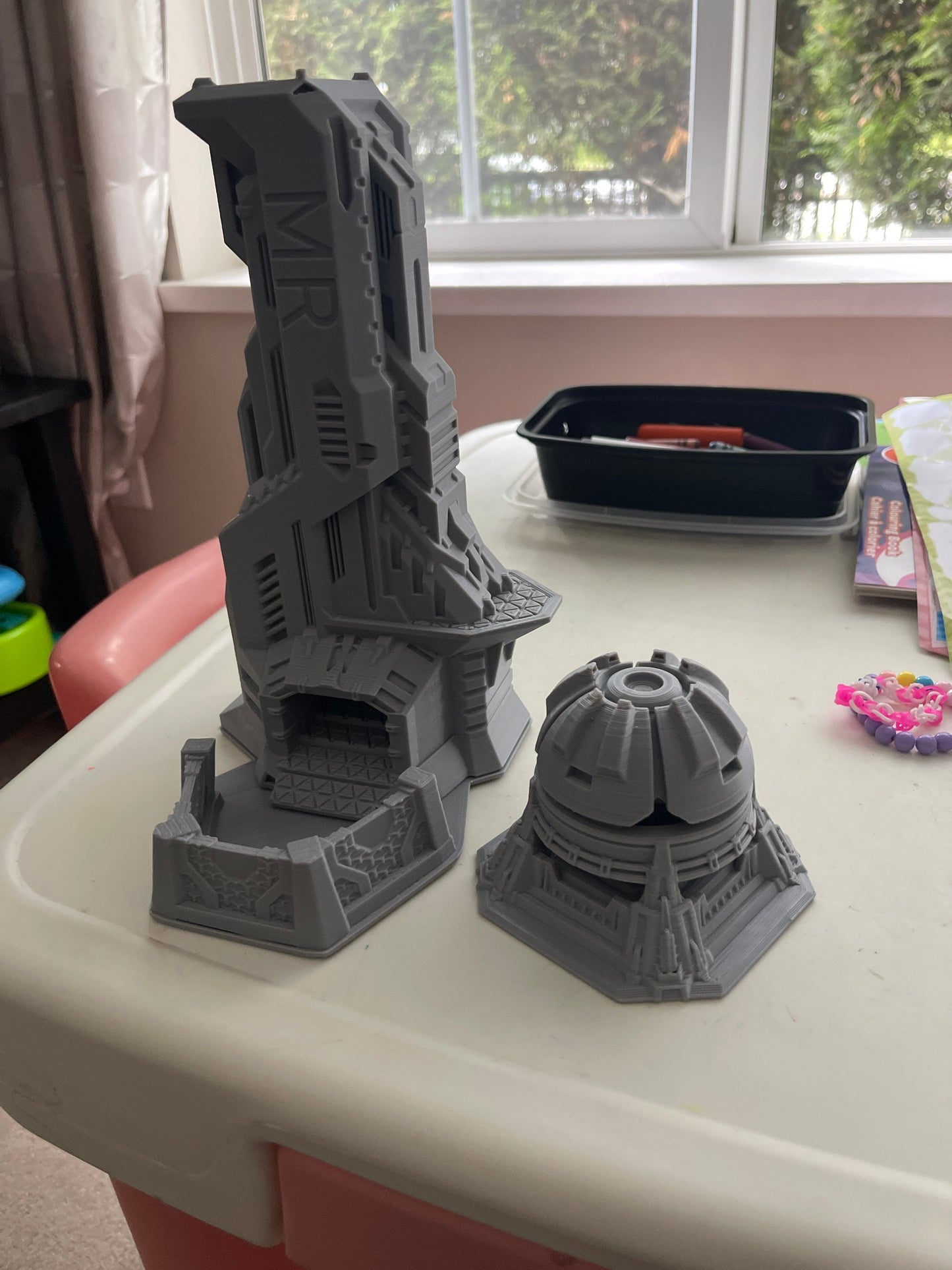 Sci-Fi Dice Tower and Vault - Mythic Roll - Tabletop RPGs / D&D / Pathfinder