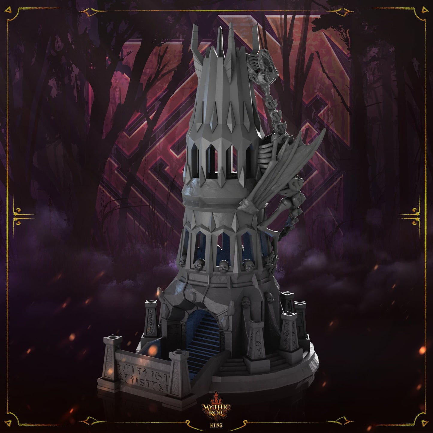 The Heart of the Necropolis Dice Tower - Mythic Roll - Tabletop RPGs / D&D / Pathfinder