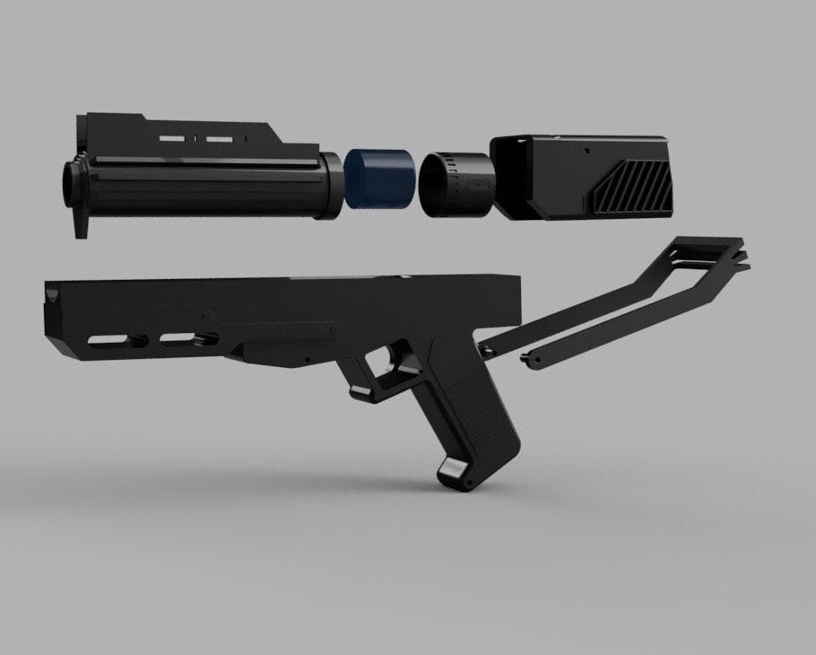 DC-15S Sidearm Blaster - Republic Commando - 3D Printing Files