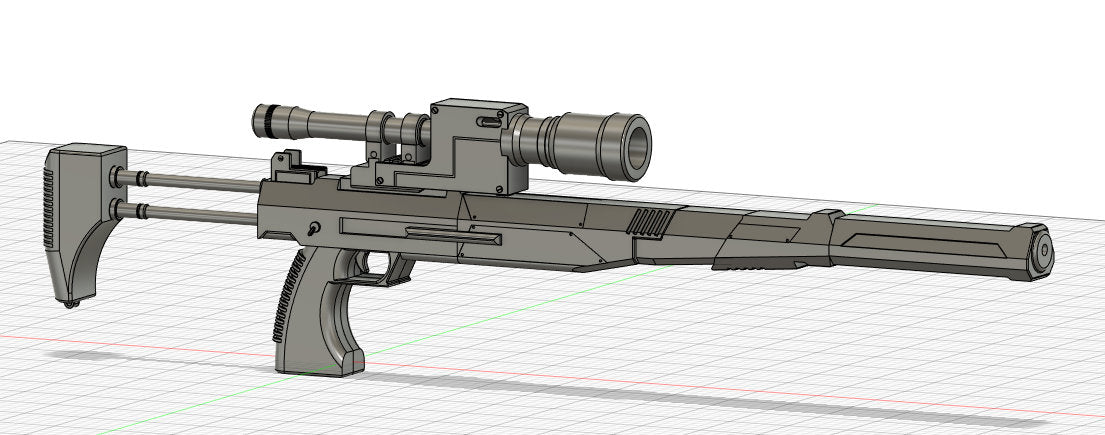 Westar 35 Carbine Blaster with Modular attachments - Star Wars - 3D Printing Files