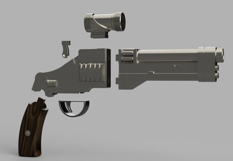 Cobb Vanth's HF-94 Heavy Blaster - Star Wars - 3D Printing Files