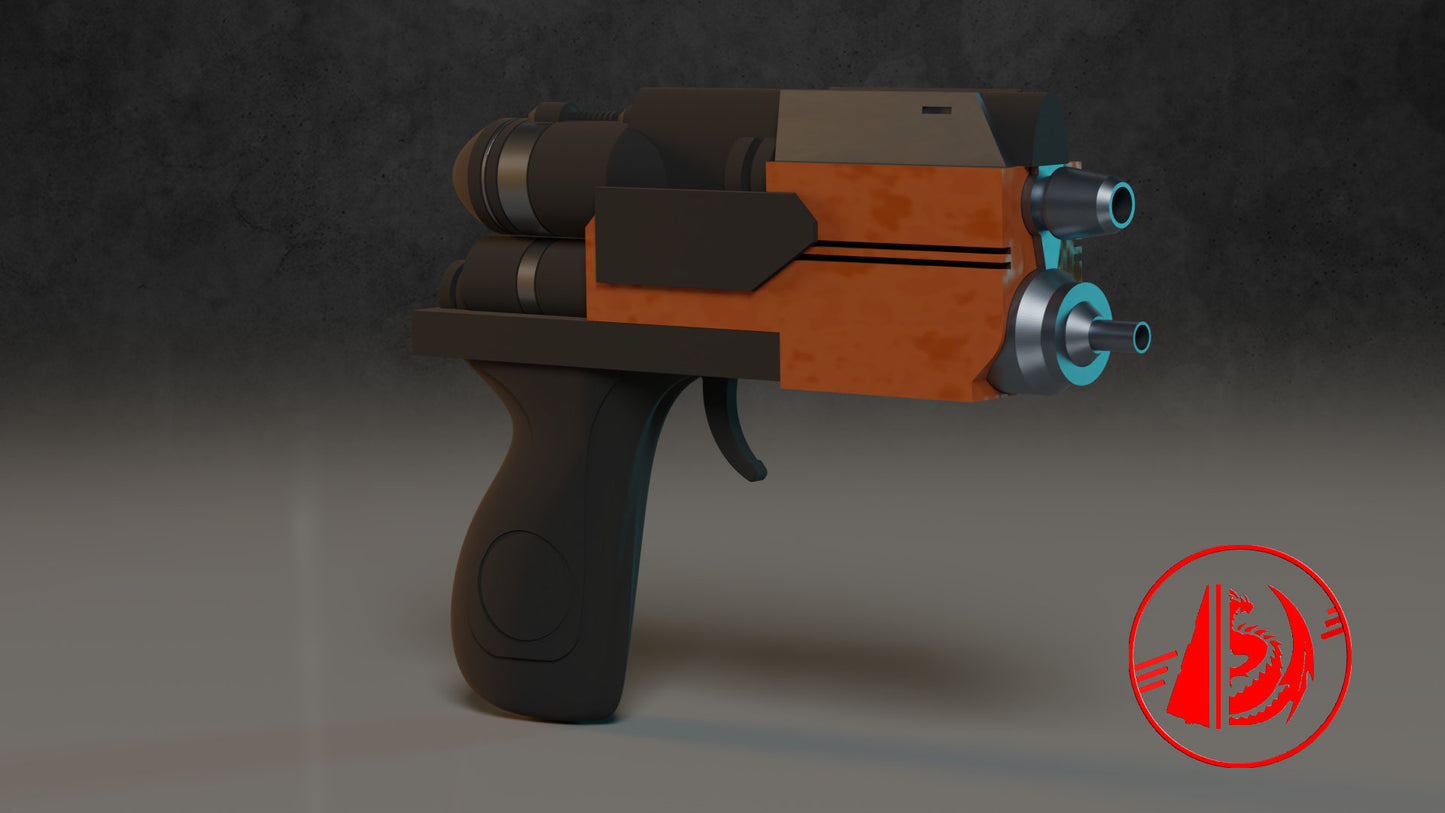 Blurrg-1120 Holdout Blaster - Star Wars - STL Files