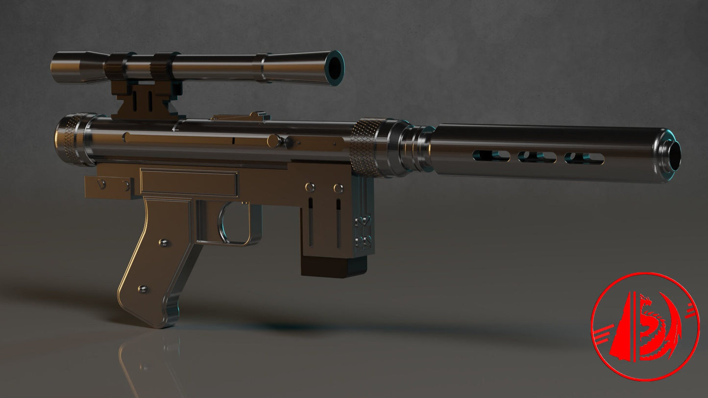Lando Calrissian's SE-14R Custom Blaster - 3D Printing File