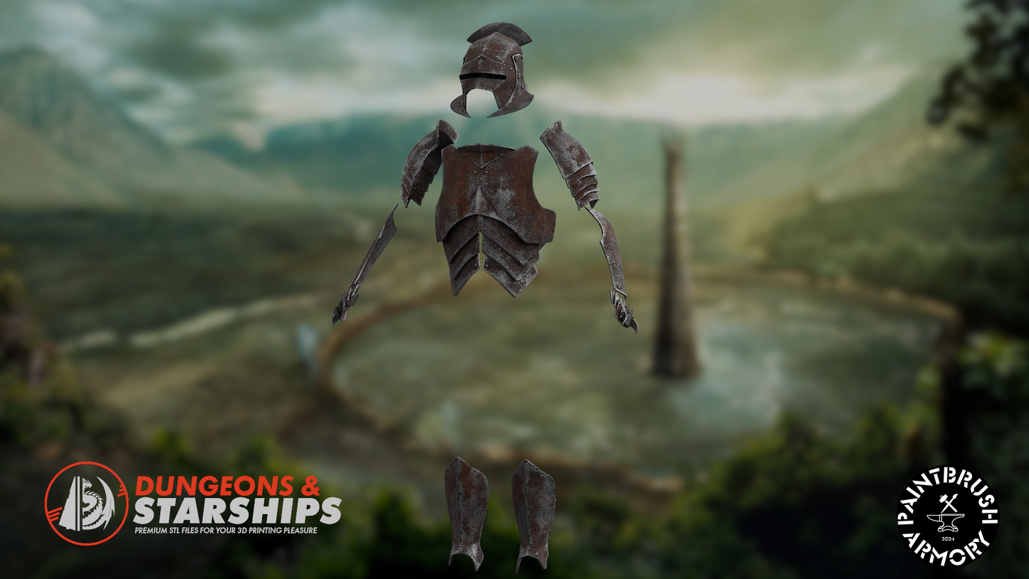 Uruk Hai Captain and Warrior Armour - Lord of the Rings