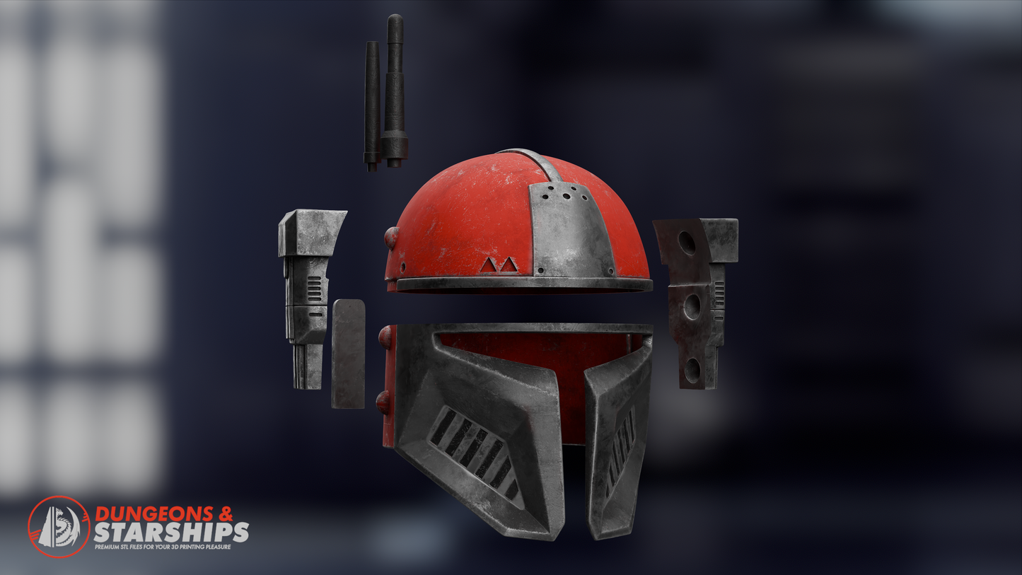 Heavy Flamer Mandalorian Helmet - Star Wars