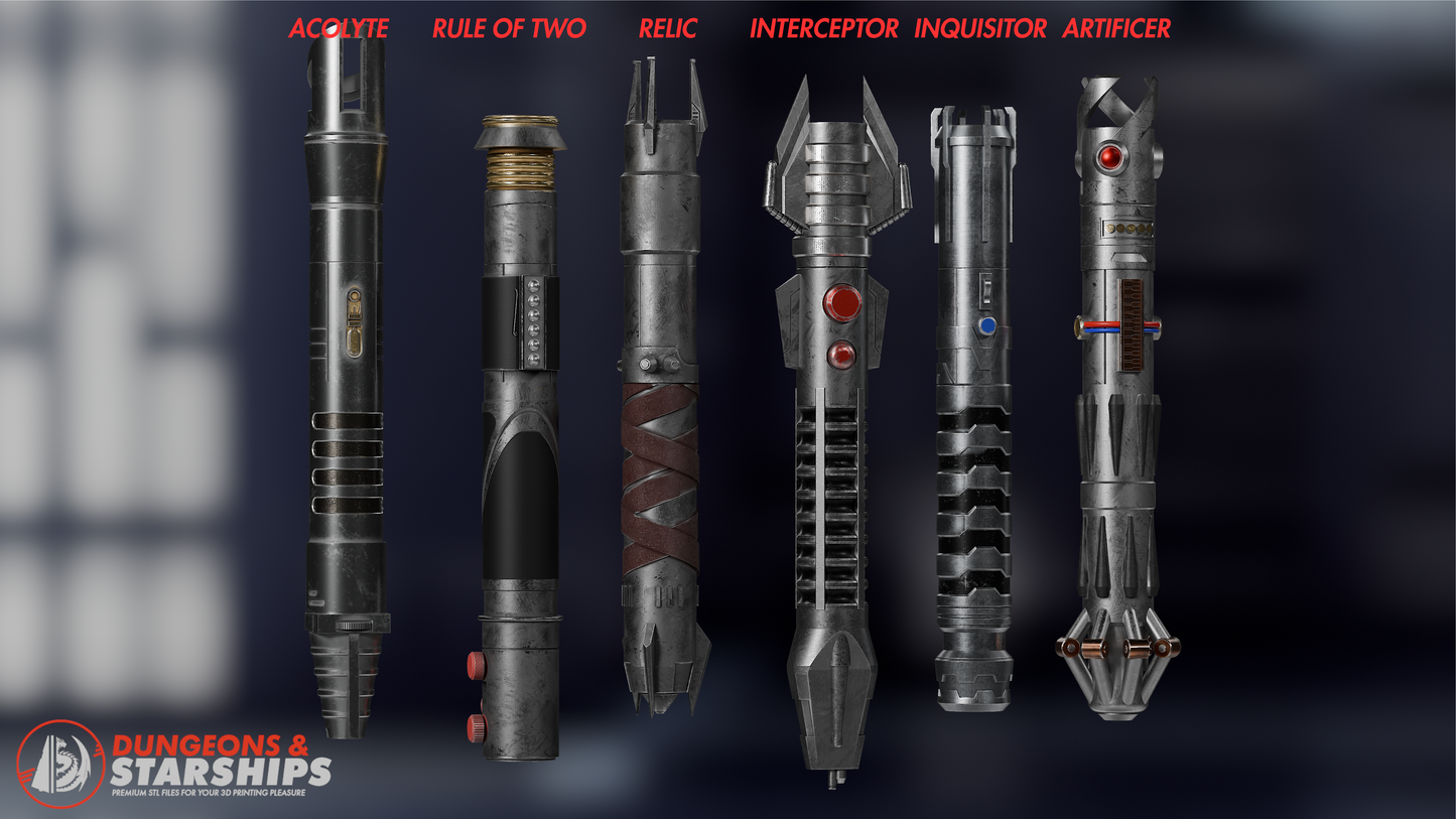 Modular Sith Lightsabers - Variable Saber System