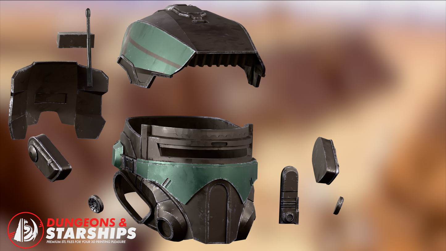 Shade's Helmet - Star Wars Galactic Racer
