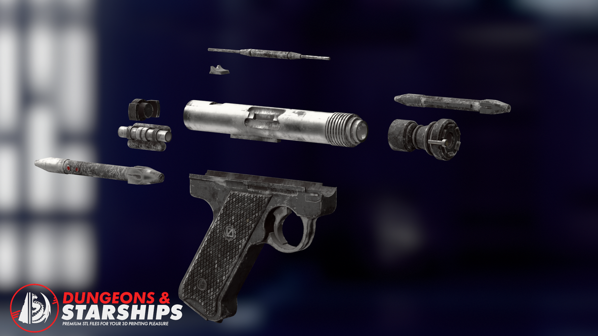DT-12 Heavy Blaster Pistol - Star Wars
