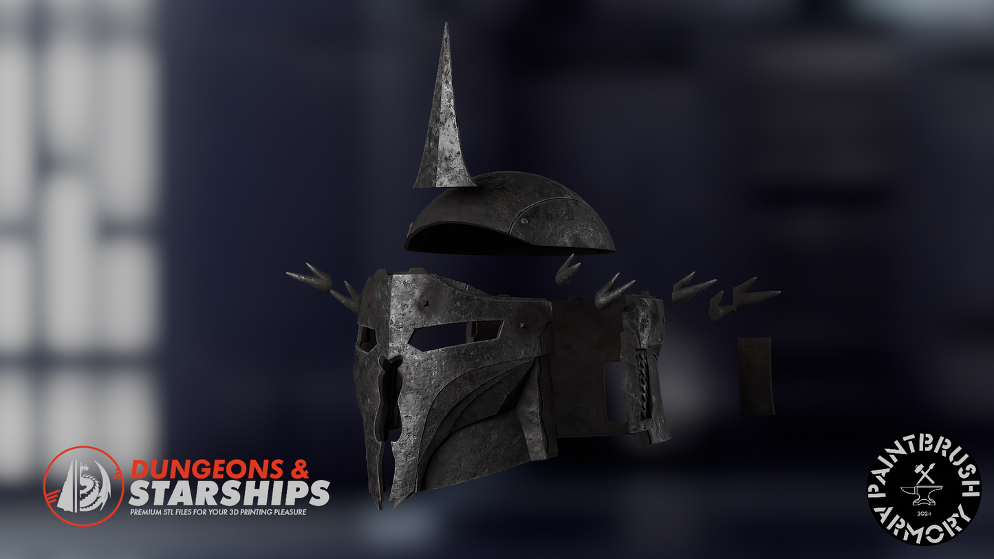Witch-King of Mandalore Helmet - LOTR x Star Wars