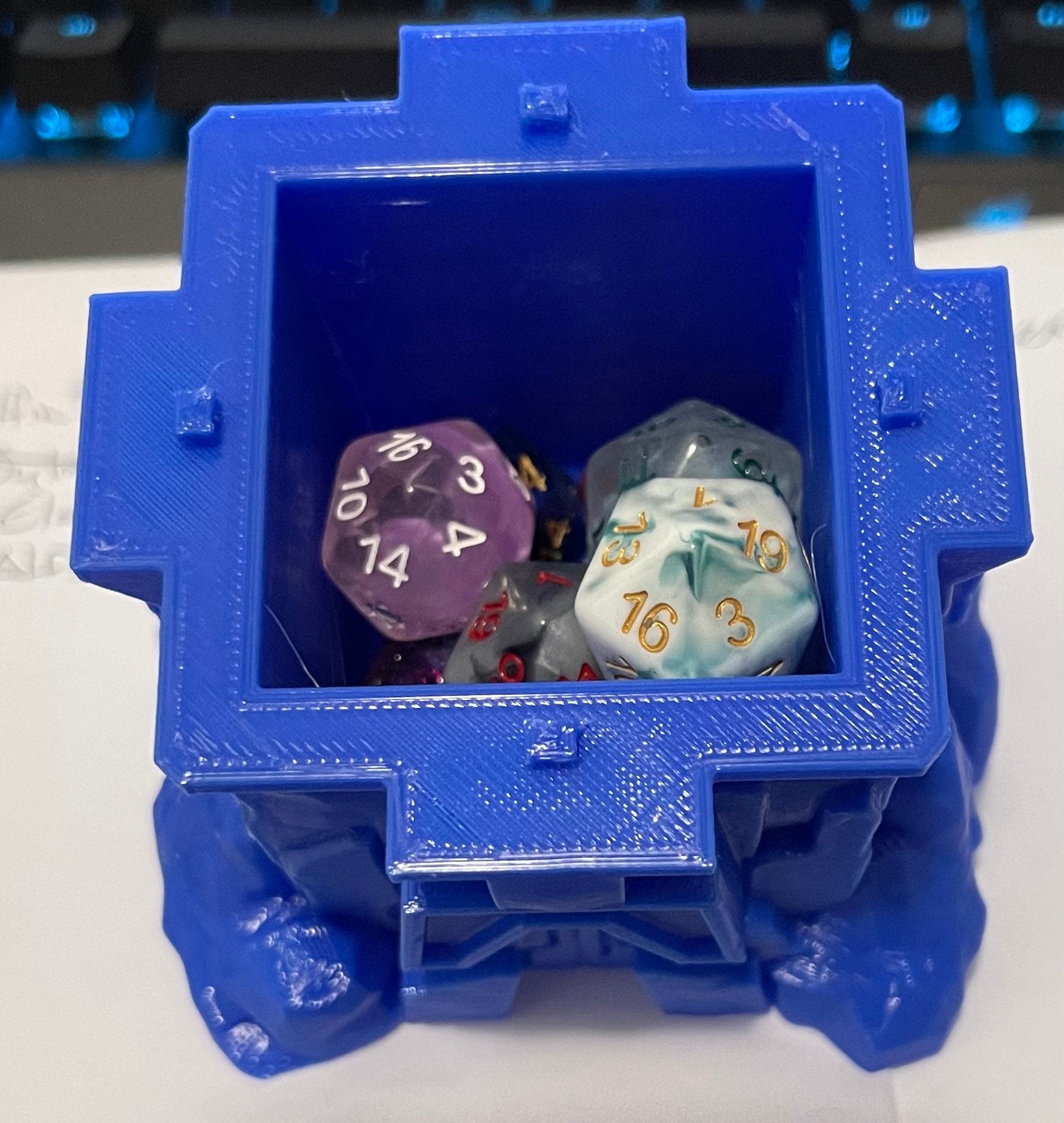 Ancient Dice Box and Tower Set - Mythic Roll - Tabletop RPGs / D&D / Pathfinder