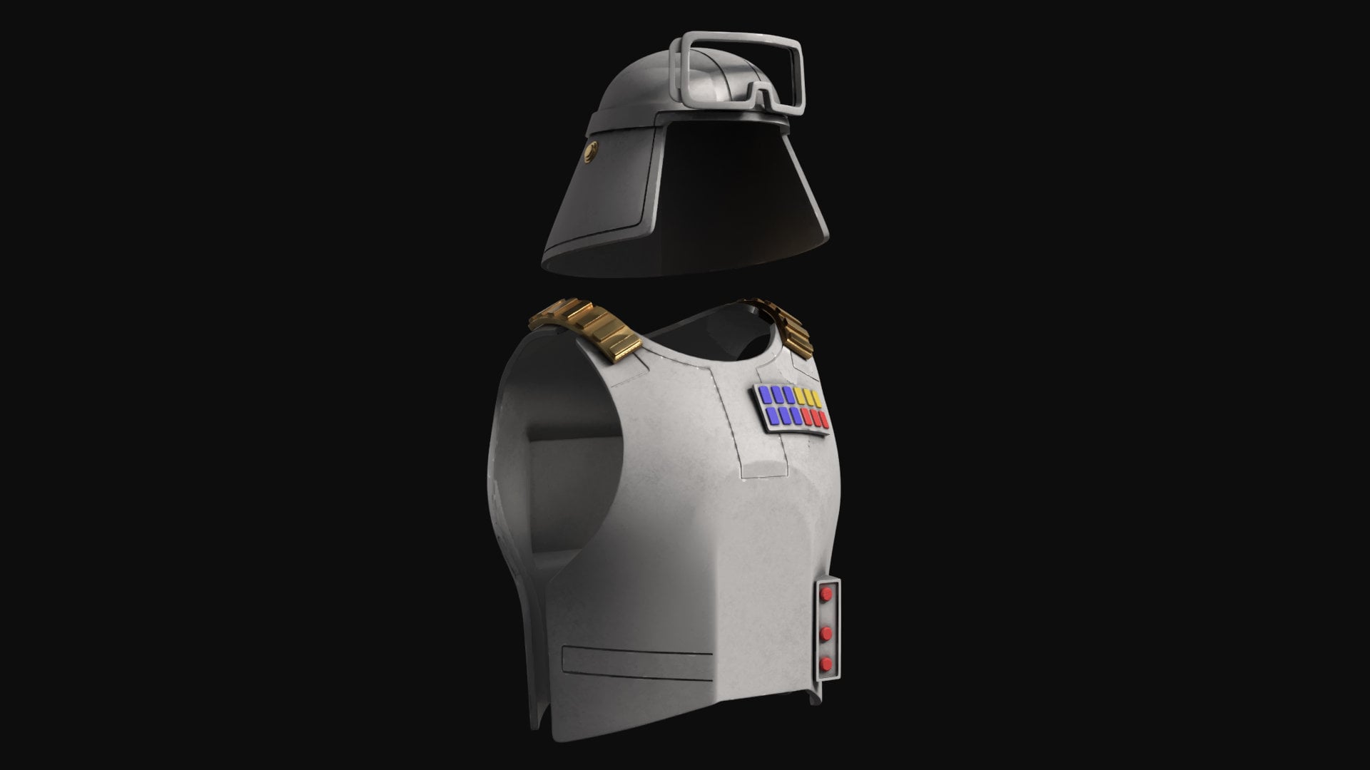 Grand Admiral Thrawn's Battle Armour - Star Wars Rebels - 3D Files ...