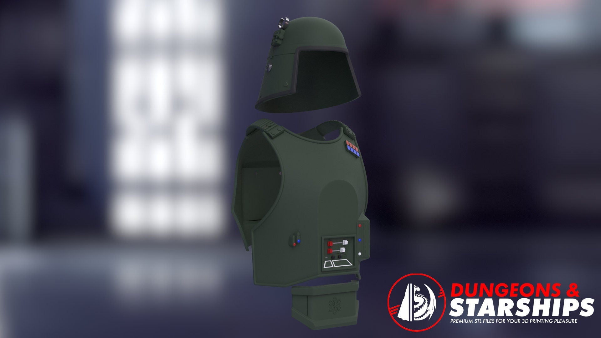 Ats Commandant AT-AT Commander Armour - Star Wars - 3D Files – Dungeons & Starships